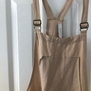 Linen overalls